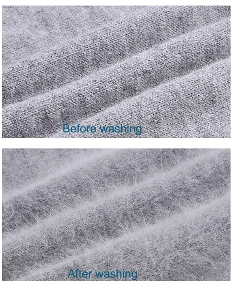 2Pcs/Set 50+20g/set Long Plush Mink Cashmere Yarn High Quality Hand-Knitting Thread For Cardigan Scarf  Sweater Knitting Yarn 2