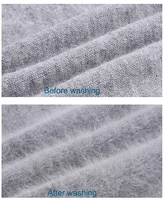 2Pcs/Set 50+20g/set Long Plush Mink Cashmere Yarn High Quality Hand-Knitting Thread For Cardigan Scarf  Sweater Knitting Yarn 2