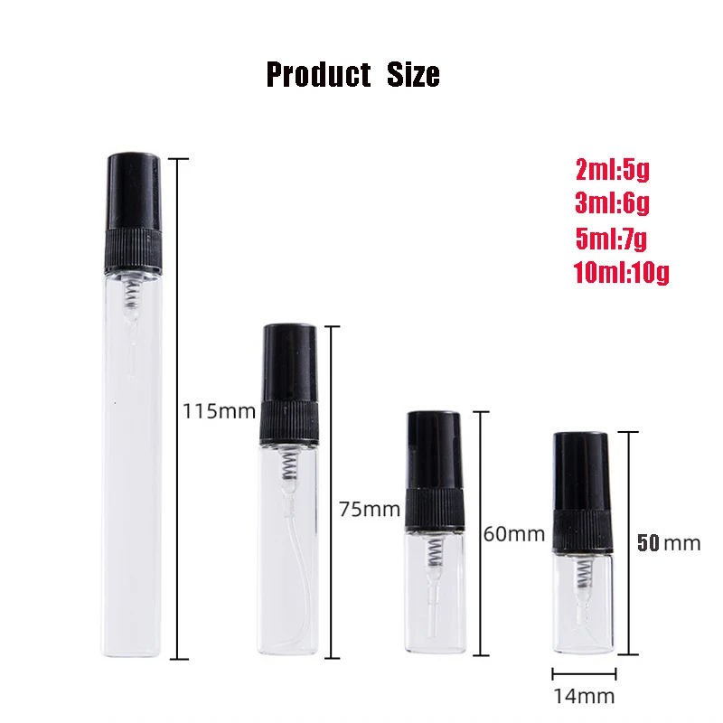 Mini Portable Perfume Bottle Spray 5/10Pcs 2ml 3ml 5ml 10ml Refillable Cosmetic Sample Glass Bottling Empty Container perfume refill bottle spray bottle mini perfume bottle perfume bottle perfume atomizer mini perfume atomizer refillable perfume bottle refillable bottle refillable spray bottle makeup empty bottle cosmetic bottle refillable empty bottle mini cosmetic bottle cosmetic sample container cosmetic dispenser bottle refillable cosmetic bottle refillable bottle set cosmetic bottle set