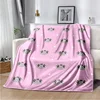3D Print Fashion J-juicy-couture flannel Blanket Soft Comfortable  Home Decorate Bedroom Living Room Sofa Beds s 3