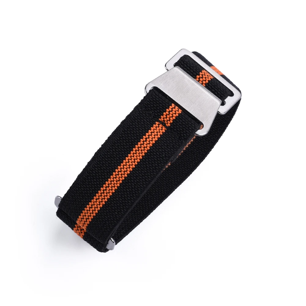 Nylon Braided Elastic Watch Band – Sporty Parachute-Inspired Strap