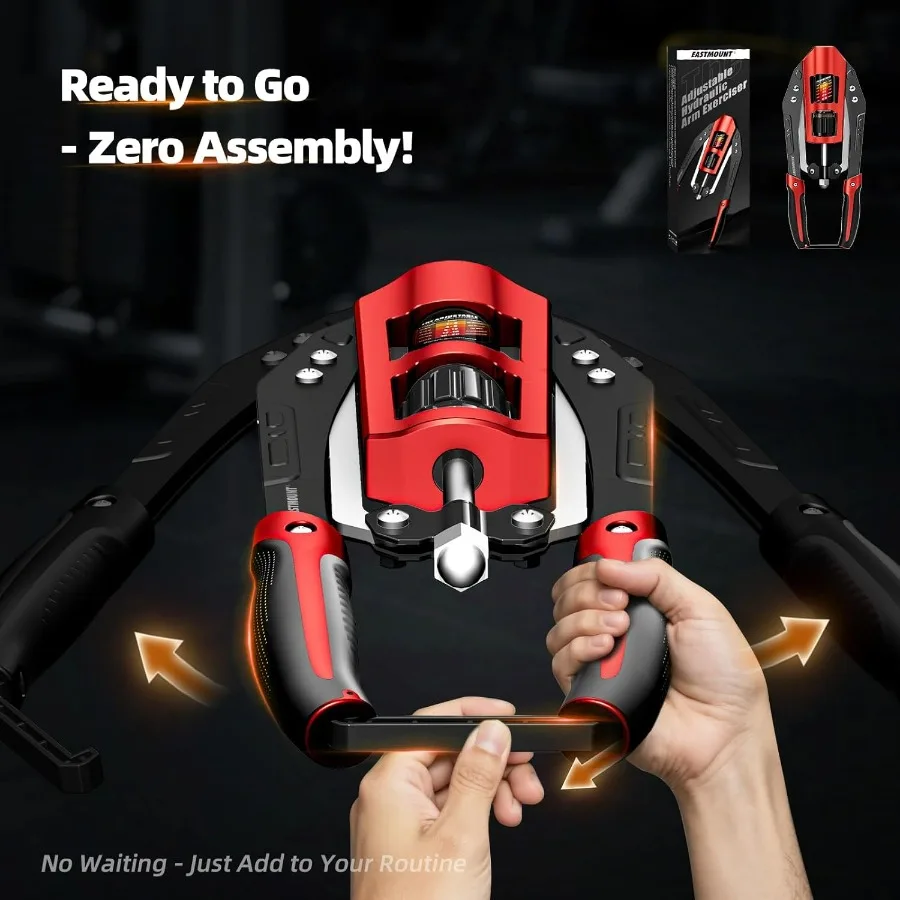 Twister Arm Exerciser - Adjustable 22-440lbs Hydraulic Power, Home Chest Expander, Shoulder Muscle Training Fitness Equipment, A