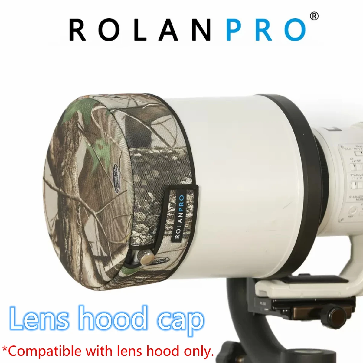 

Крышка для объектива ROLANPRO SLR, крышка для телеобъектива, камуфляжная Крышка для Canon Nikon 300/400/500/600/800