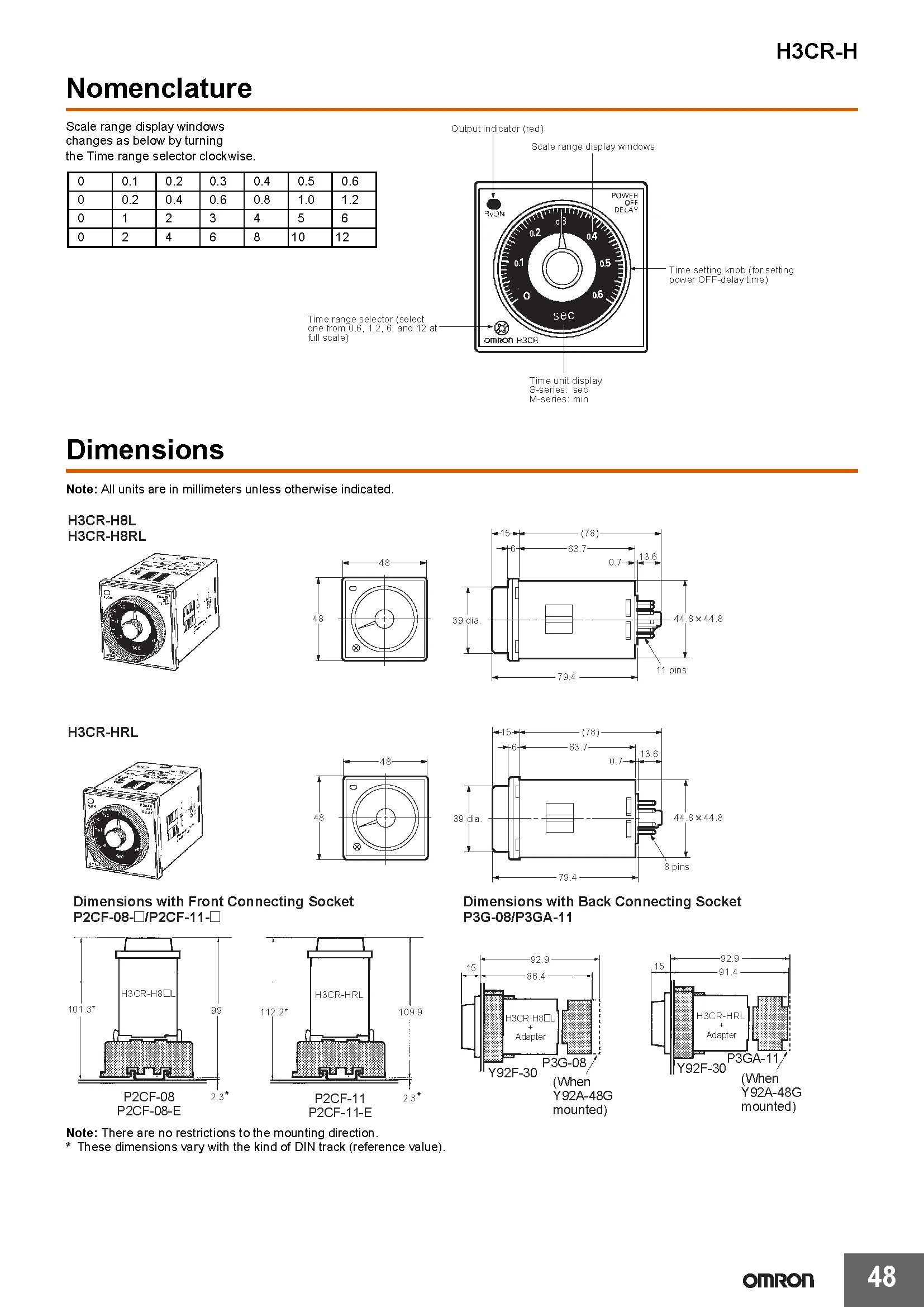 OMRON Original Verbindungssteckverbinder P2CF-11 P2CF-08-E P3G-08 P3GA-11 Kompatibel mit H3BA H3CR E5CN H3CA – Detail 2