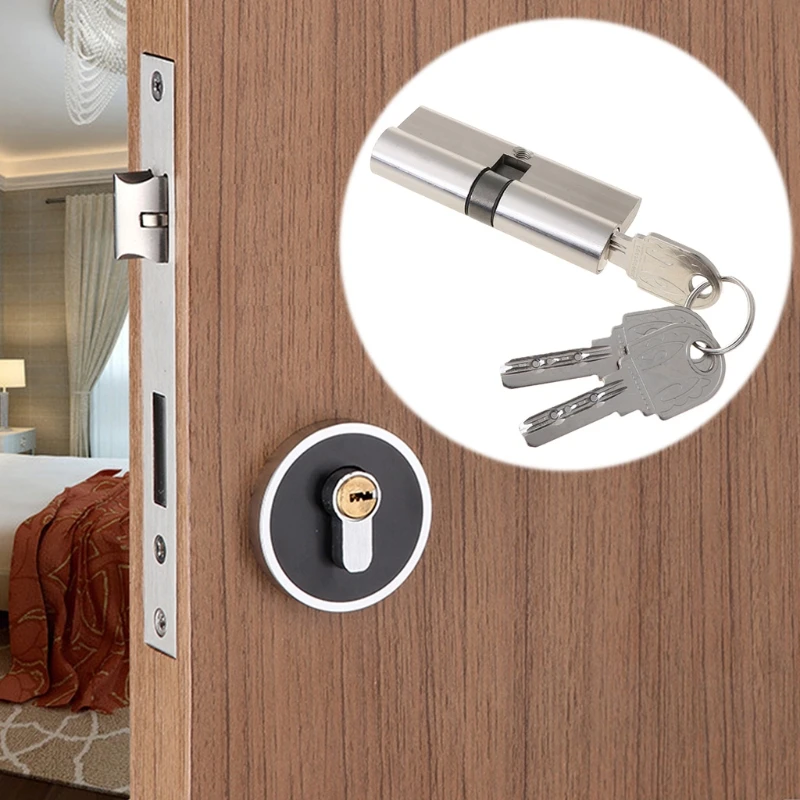 G92C Keyed Entry Door Lock Cylinder Lockset with 3 Keys Anti-theft Entrance Door Lock