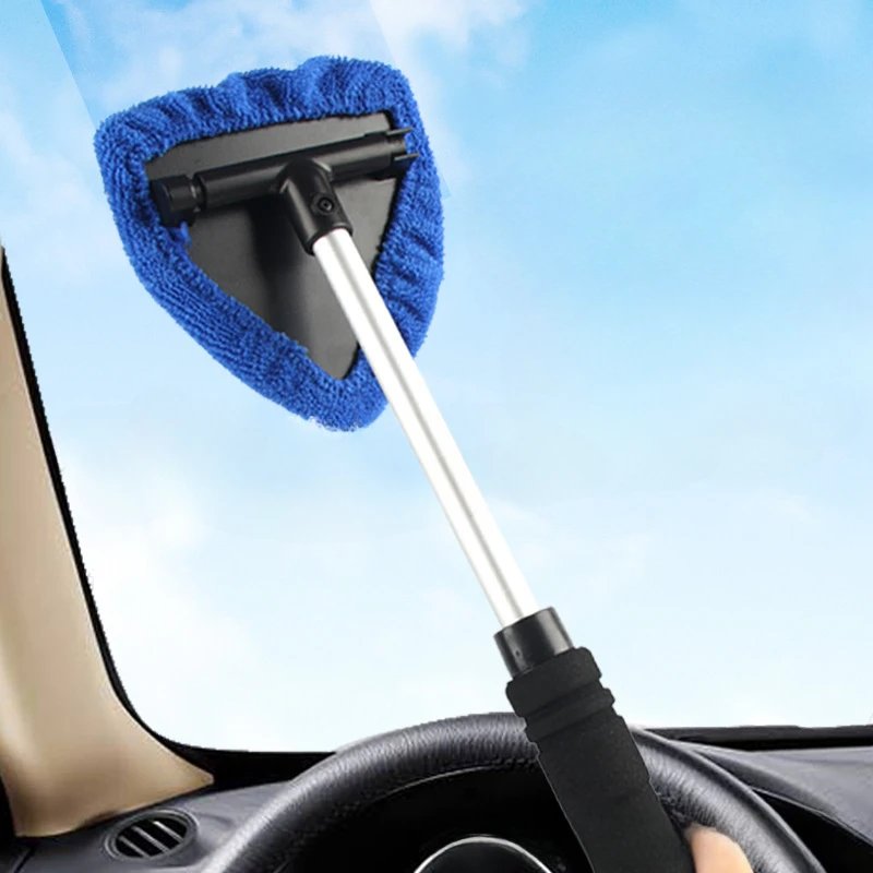 Car Windshield Window Cleaner Brush Telescopic Glass Cleaning Wash Tool  Scraper Wiper Auto Window Anti-fog Defogging Brush - AliExpress