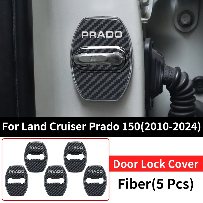 Toyota Land Cruiser Prado 250 Türschlossabdeckung - 4-tlg. Set Schwarz