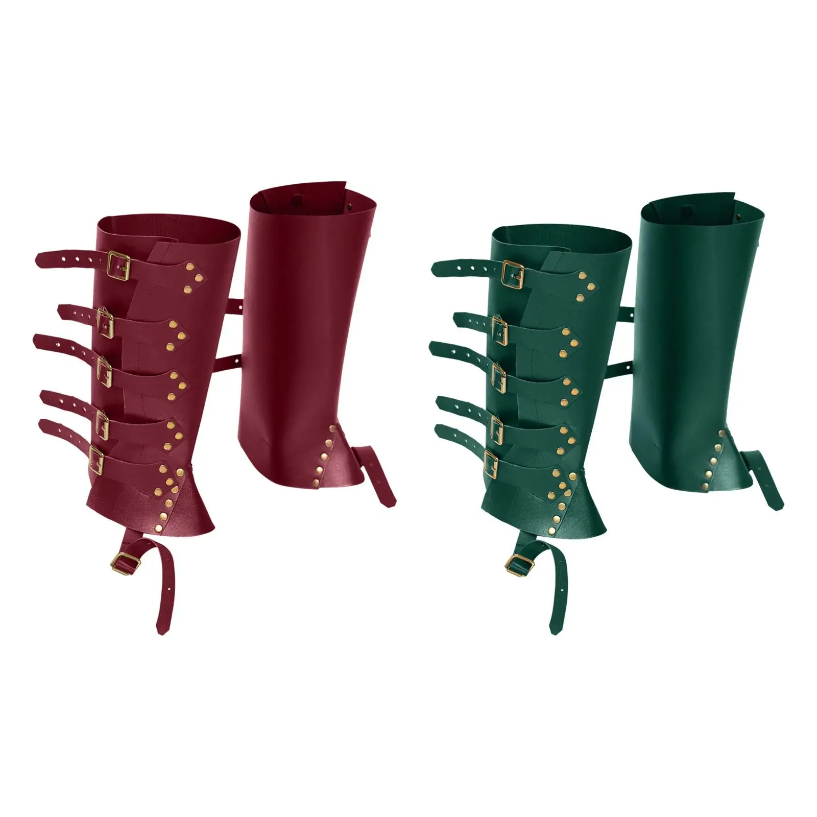 

Medieval Boots Shoes Cover Photo Props Faux Leather Pirate Boots Tops Covers
