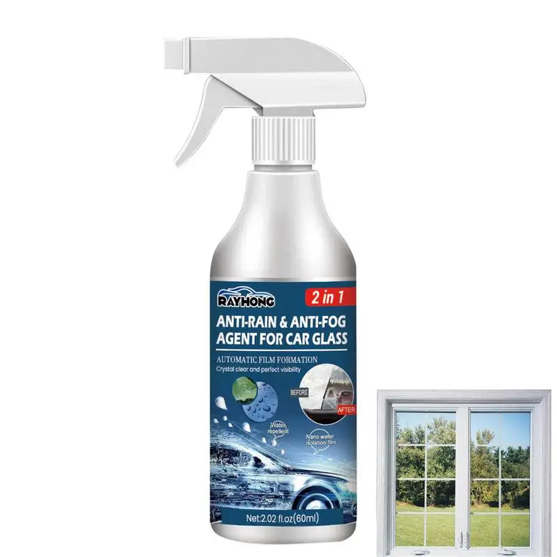 

Windshield Defogger Auto Windshield Cleaning Agent 2 Fl Oz Automatic Film-forming Agent Effective On Lenses And Anti-Reflective