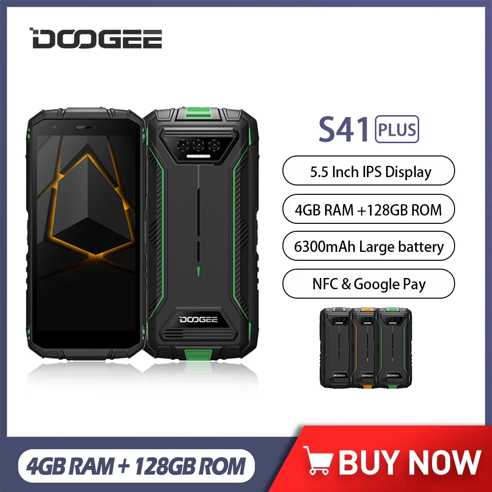 DOOGEE S41 Plus DOOGEE S41 Plus Rugged Smartphone Android 13 5.5