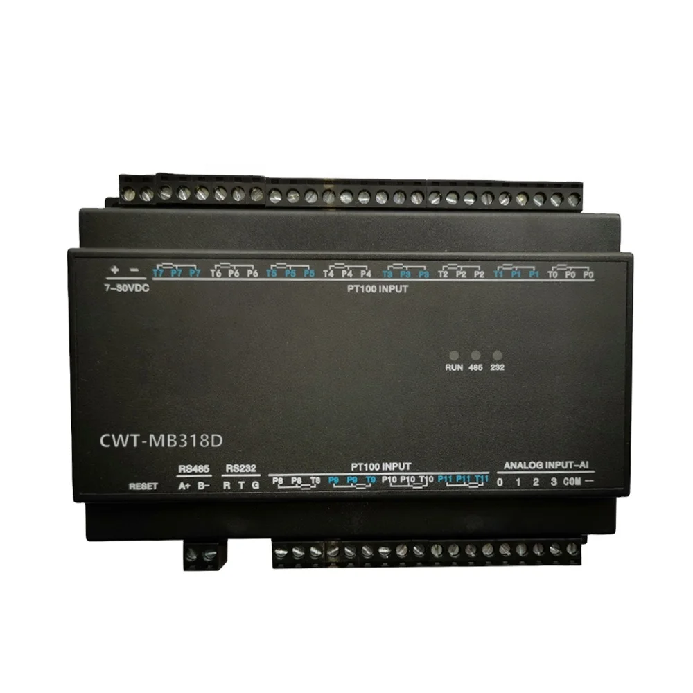 

CWT-MB318D 12PT 12-Channel PT100 Temperature Modbus Acquisition Module