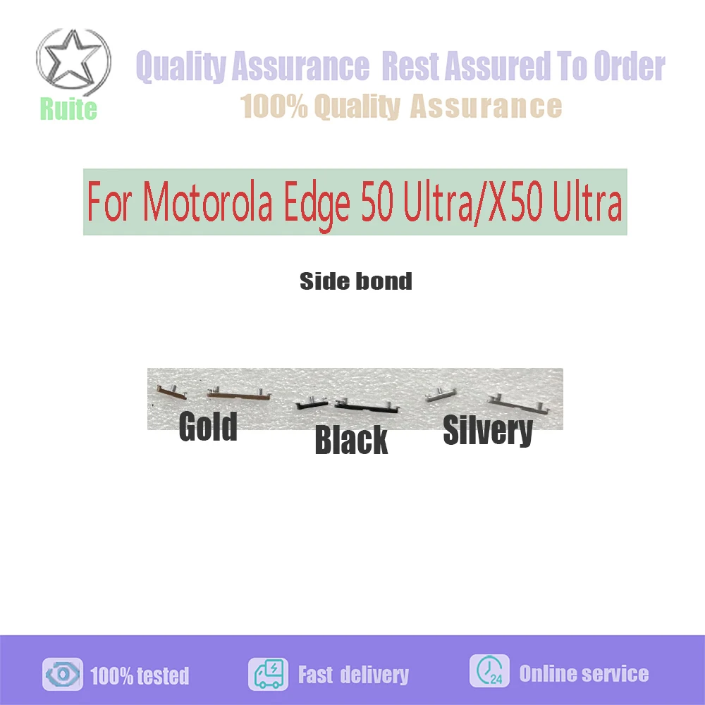 Power Volume Button For Motorola MOTO Edge 50 Ultra/ X50 Ultra On OFF Power Volume Side Keys Parts