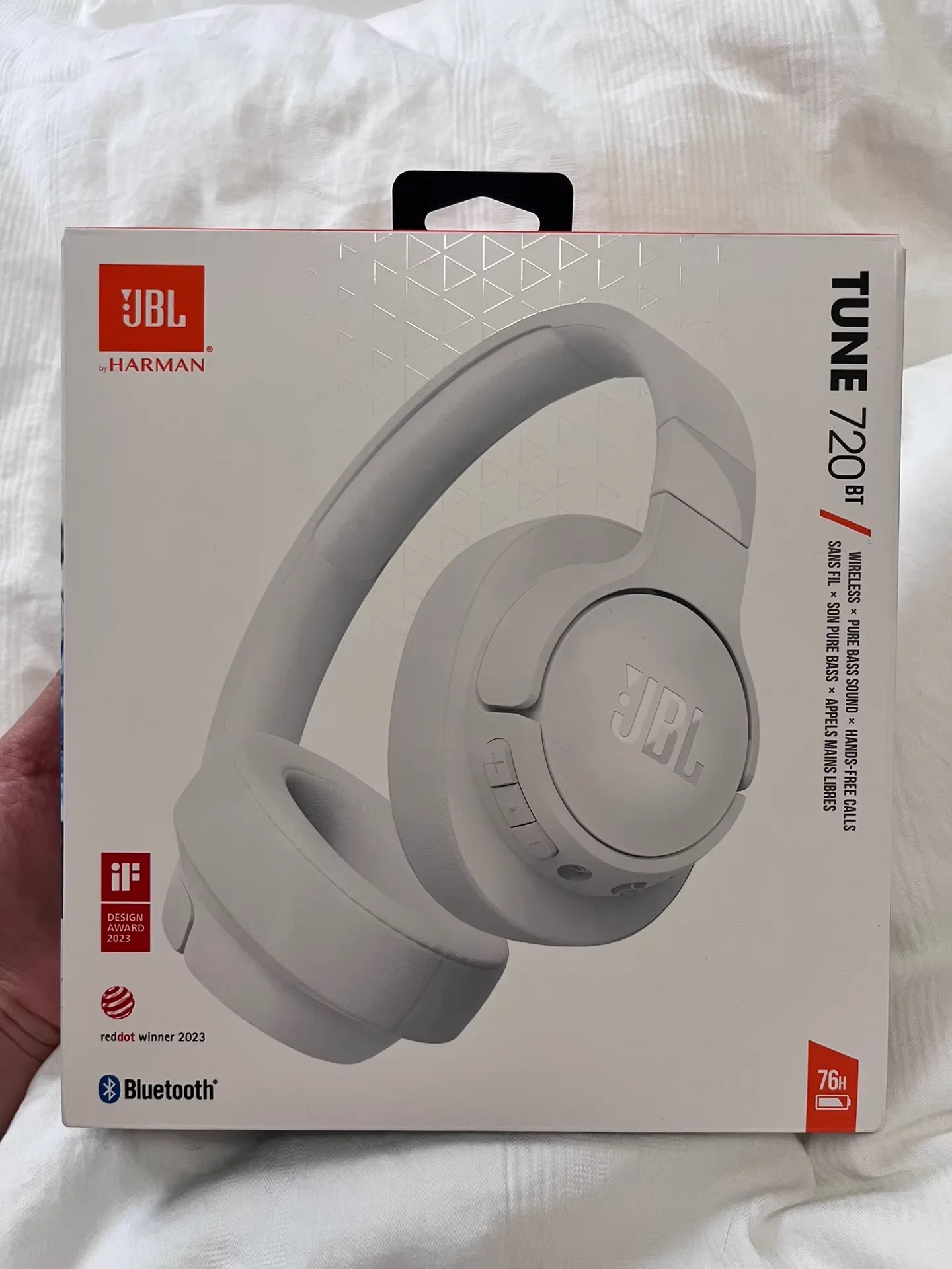 JBL Tune 720BT casque intra-auriculaire sans fil Bluetooth 5.0 casque de jeu de sport mains libres antibruit
