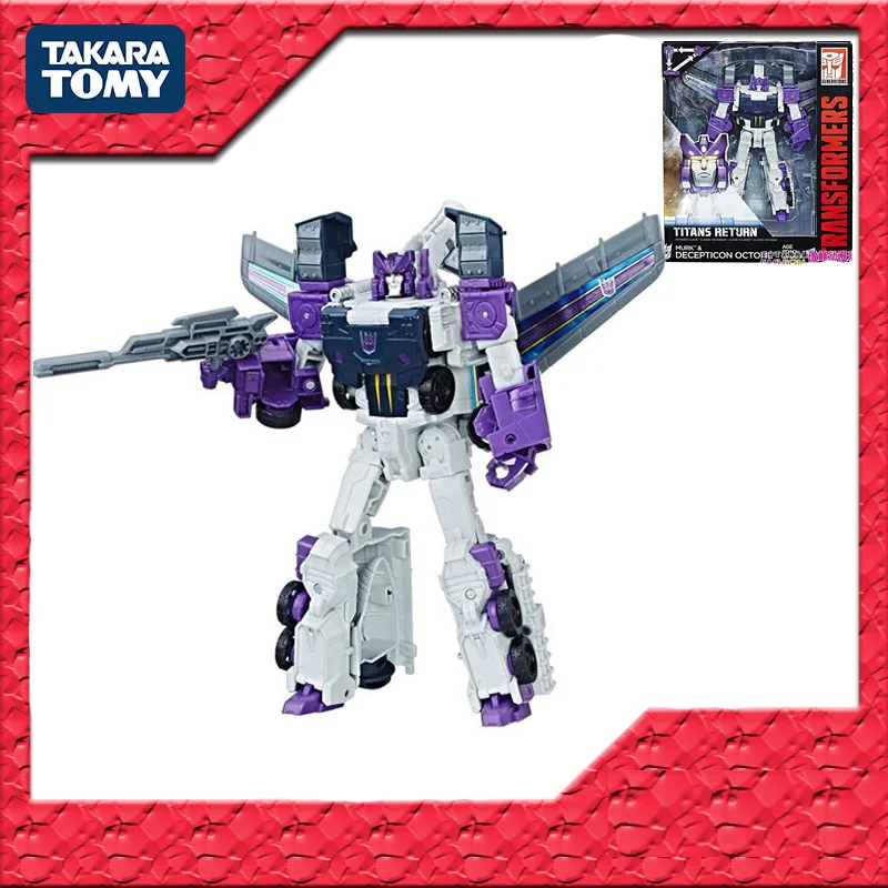 In Magazzino Trasformatori Originali Takara Tomy Titans Return Idw Decepticon Octone Pvc Anime Figure Action Figures Model Toys
