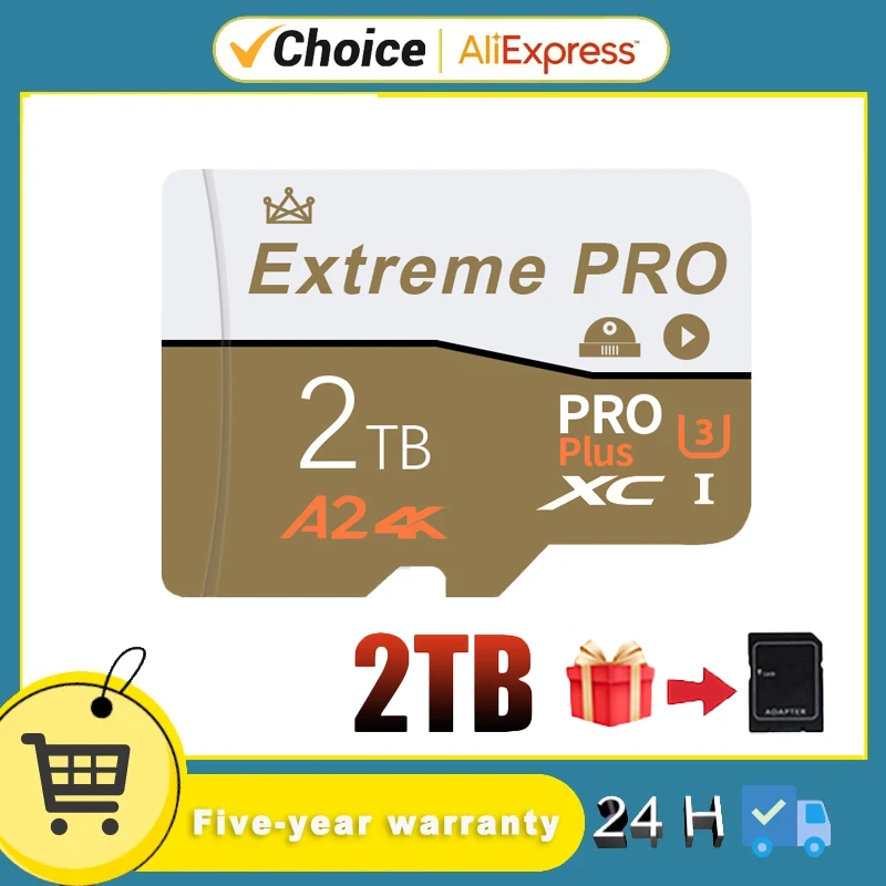 1Tb 2Tb Ultra Micro Tf/Sd Flash Memory Card 128Gb 256 Gb 512Gb Micro Tf Sd Card 128 256 Gb Sd Card Dropshipping Per Telefono