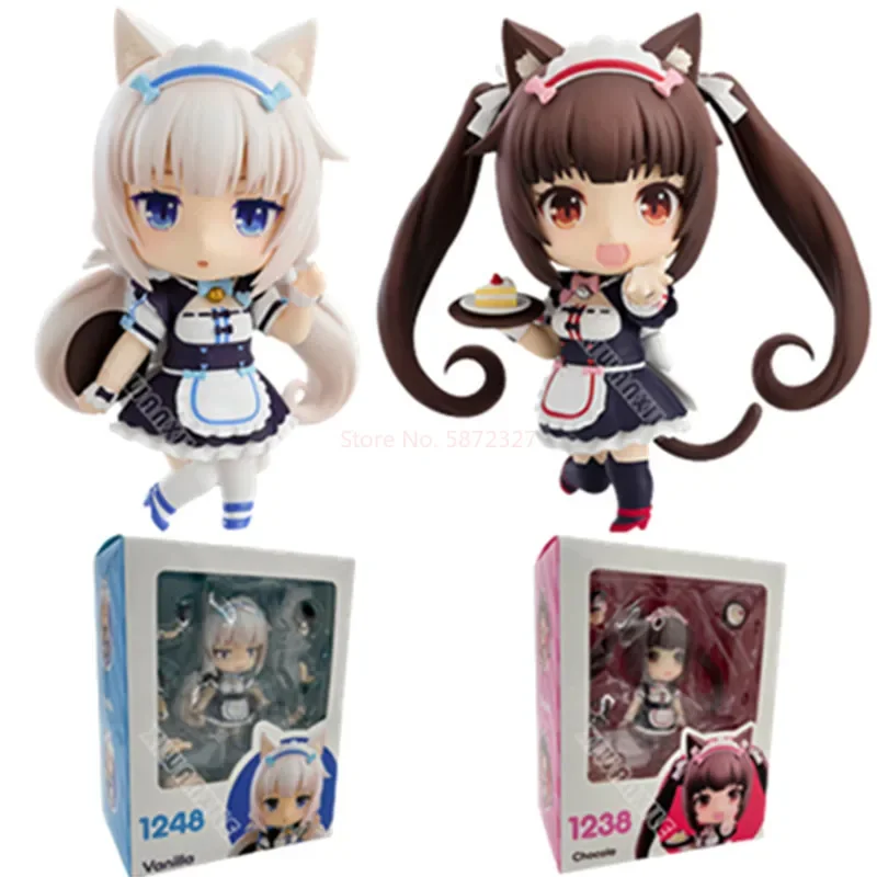 

Экшн-фигурка Nekopara аниме, 10 см, #1248 Ваниль/#1238 Chocola, детские подарки на день рождения, собираемые Украшенные модели, кукла, игрушка