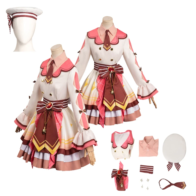 

Anime Oshi No Ko Arima Kana Cosplay Costume Lolita Dress Outfit Fantasia Girls Halloween Carnival Party Women Role Disguise Suit