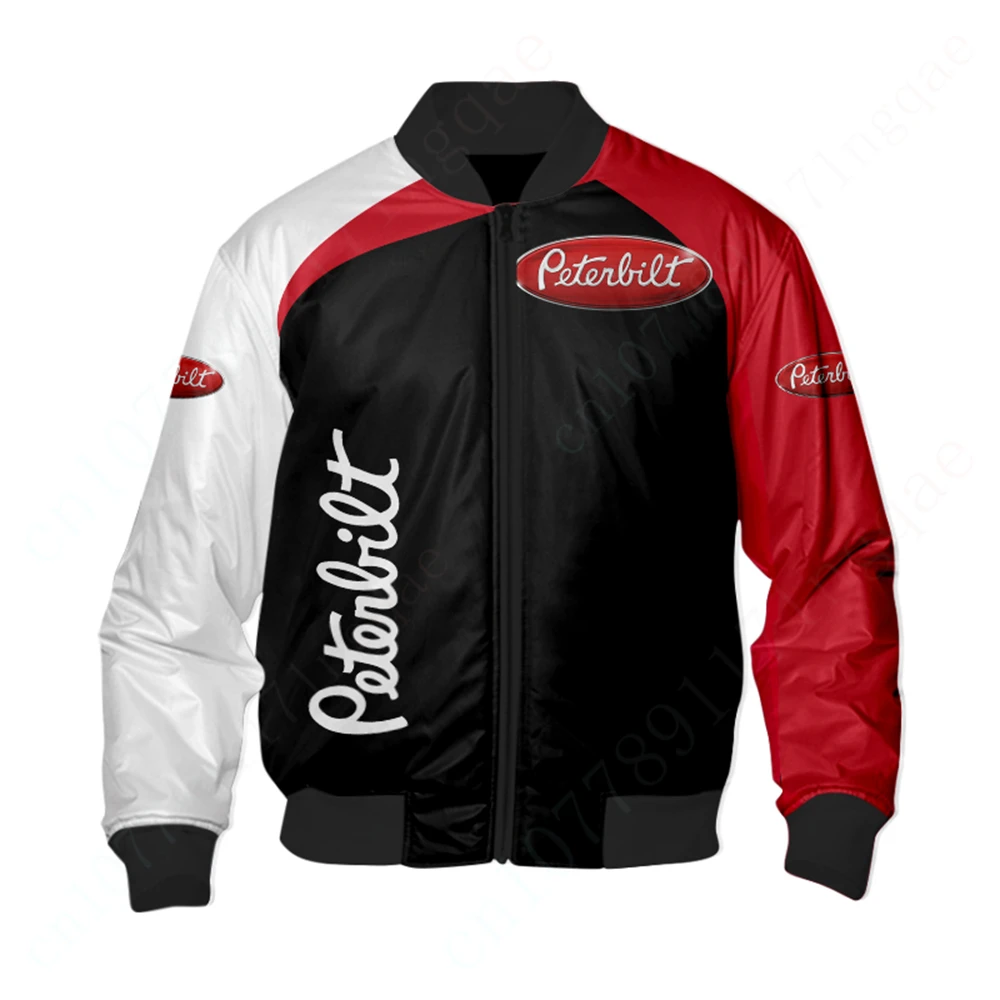 Peterbilt Bomber Jacket Harajuku Parka 3D Jacket Techwear Uniforme Da Baseball Cappotti Spessi Giacche A Vento Per Abbigliamento Maschile