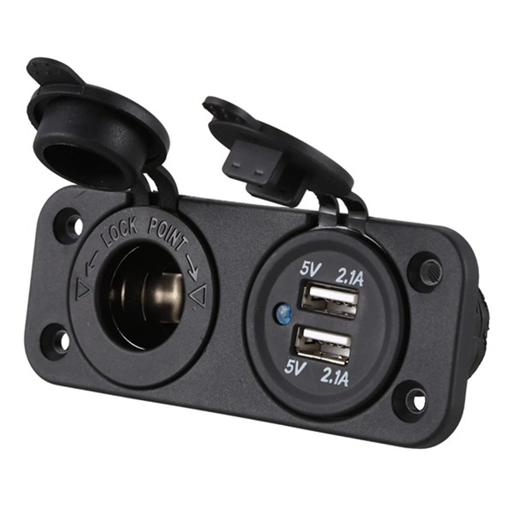 

Автомобильное зарядное устройство с двумя USB-портами, 12 В