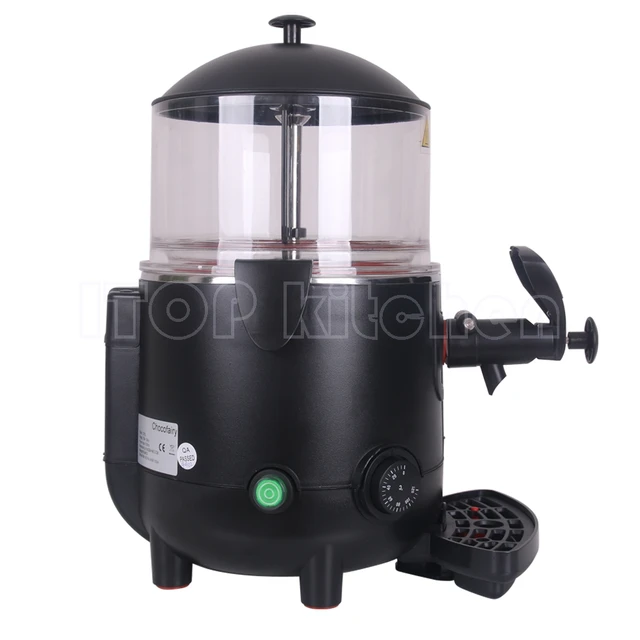 Black Hot Chocolate Dispenser, Capacity: 5 Liter