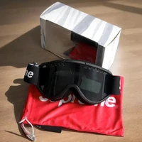 4 Color Ski Goggles Double-layer Anti-fog Snowboard Hiking Eyewear Windproof Motocross Glasses UV400 Winter Cycling Glasses Man 1