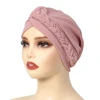 Fashion Braid Headscarf Hat Women Muslim Inner Caps Turban High Quality Ladies Hair Cover Headwrap Multi-Color Headscarf RIMAIRE 6