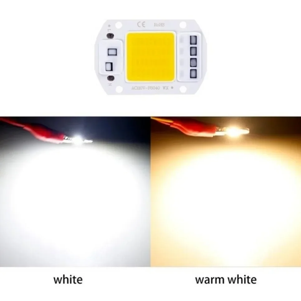 110V 220V LED Chip 20W 30W 50W COB Chip No Need Driver LED Lamp Beads for Flood Light Spotlight Lampada DIY Lighting lamp led chip