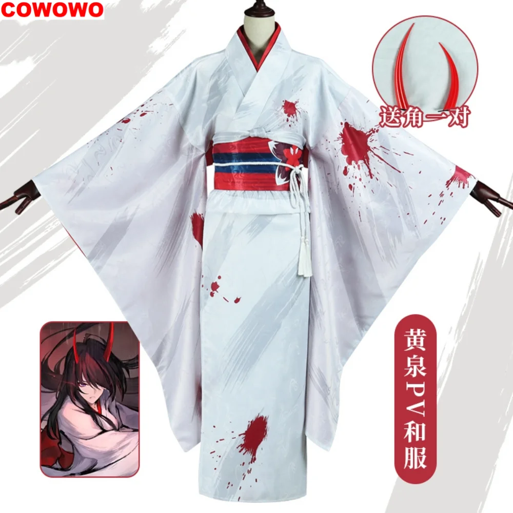 

COWOWO Honkai: Star Rail Acheron Pv Kimono Cosplay Costume Cos Game Anime Party Uniform Hallowen Play Role Clothes Clothing