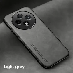Skin Feeling Shockproof Magnetic Protective Phone Case - Reno 11F 5G (Light Grey)