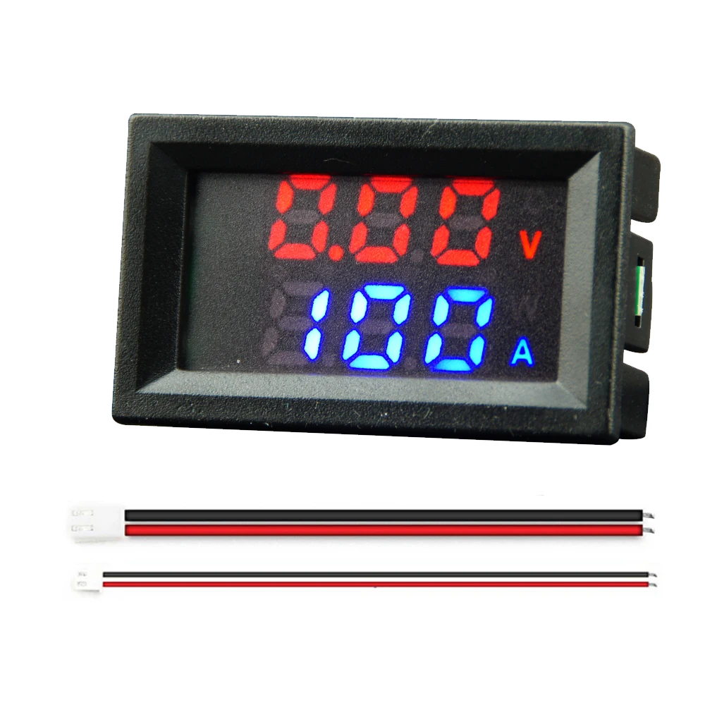 

M6120 DC6-120V 10A/50A/100A LED Electronic Volt AMP Meter Tester Digital Voltmeter Ammeter Power Meter Gauge with Shunt