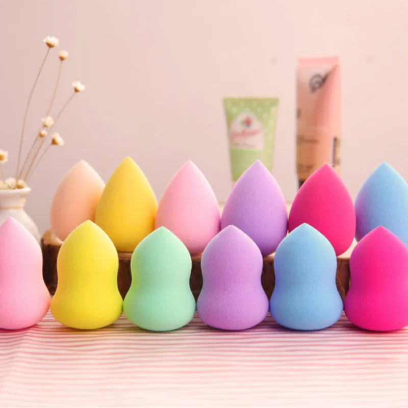 Cosmetic Puff Hot Two Types Professional Water Droplets Soft Sponge Makeup Foundation Powder Smooth Make Up Tools makeup sponge set makeup sponge powder puff makeup puff makeup puff set powder puff set cosmetic powder puff set