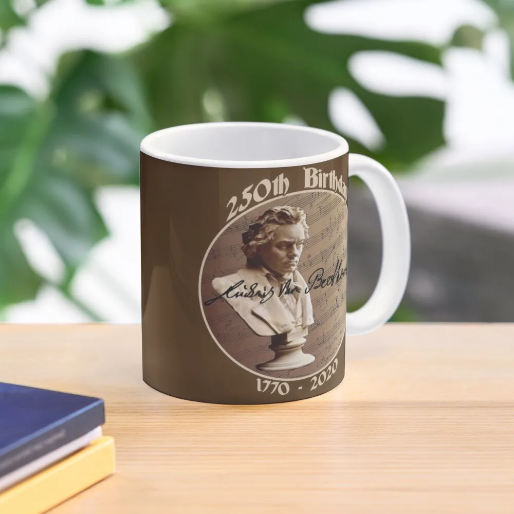 

Ludwig van Beethoven 250th Birthday (b) Coffee Mug Large Ceramic Cups Creative Mug