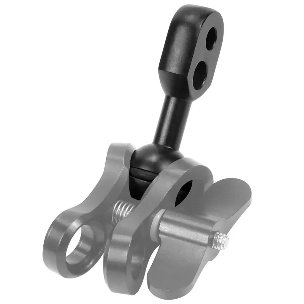 볼 헤드 베이스 내구성 플라스틱 1인치 YS 조인트 암 어댑터 클램프 (수중 하우징 스트로브 라이트 시스템용)