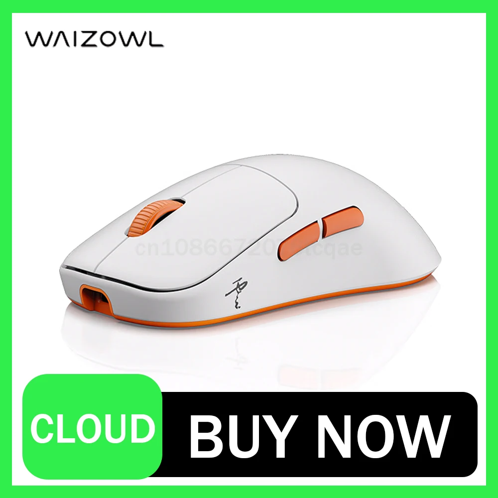 

Bluetooth-мышь WAIZOWL OGM Cloud Paw3395, 3 режима, эргономичная