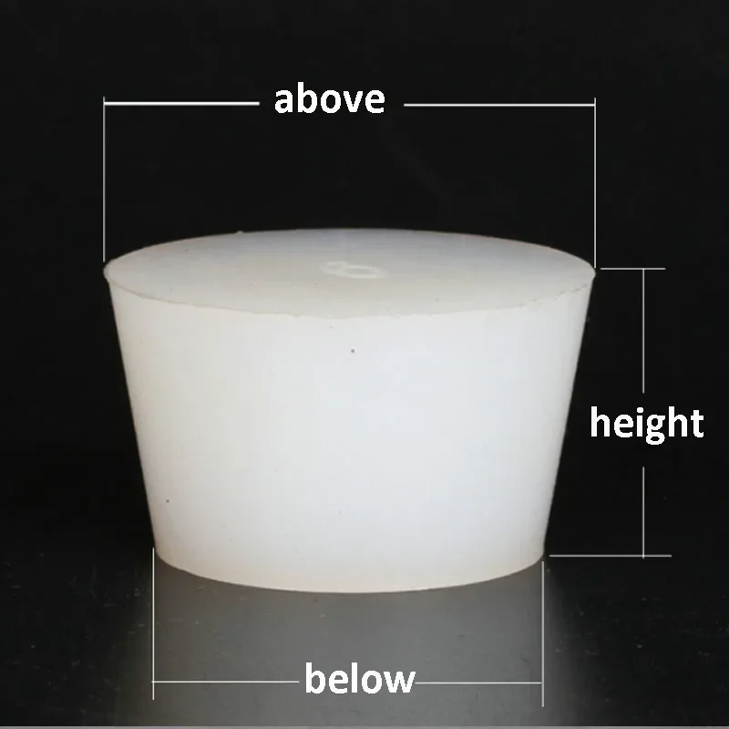 Bouchon D'étanchéité Conique En Caoutchouc De Silicone, 1 Pièce