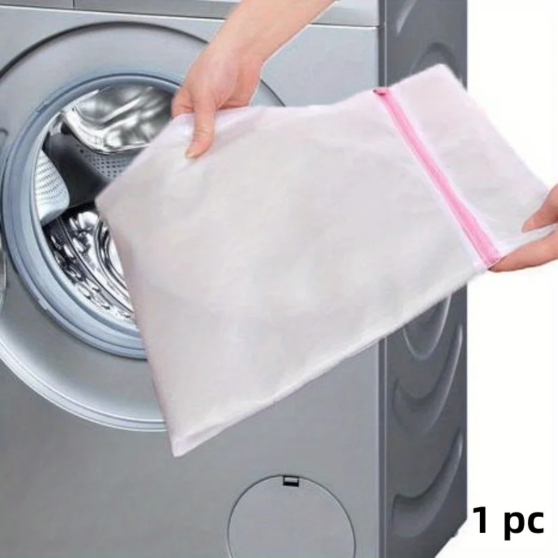 4PCS/Set Clothing Washing Protective Bag, Mesh Laundry Bag with Zipper, Suitable for Tops, Shirts, Bras, Socks, Pants, Skirts