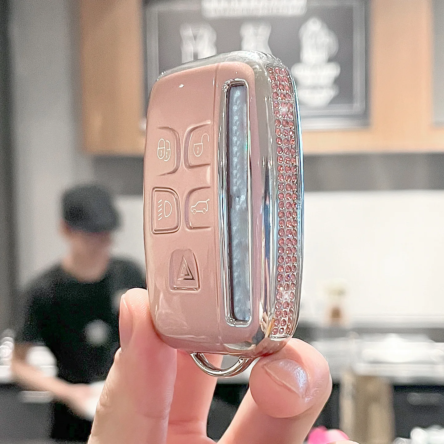 Premium Side Diamond Car Key Case Cover