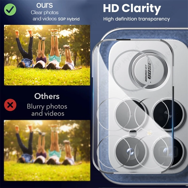 Crystal Clear 3D Tempered Glass Camera Protector for Enhanced Lens Protection