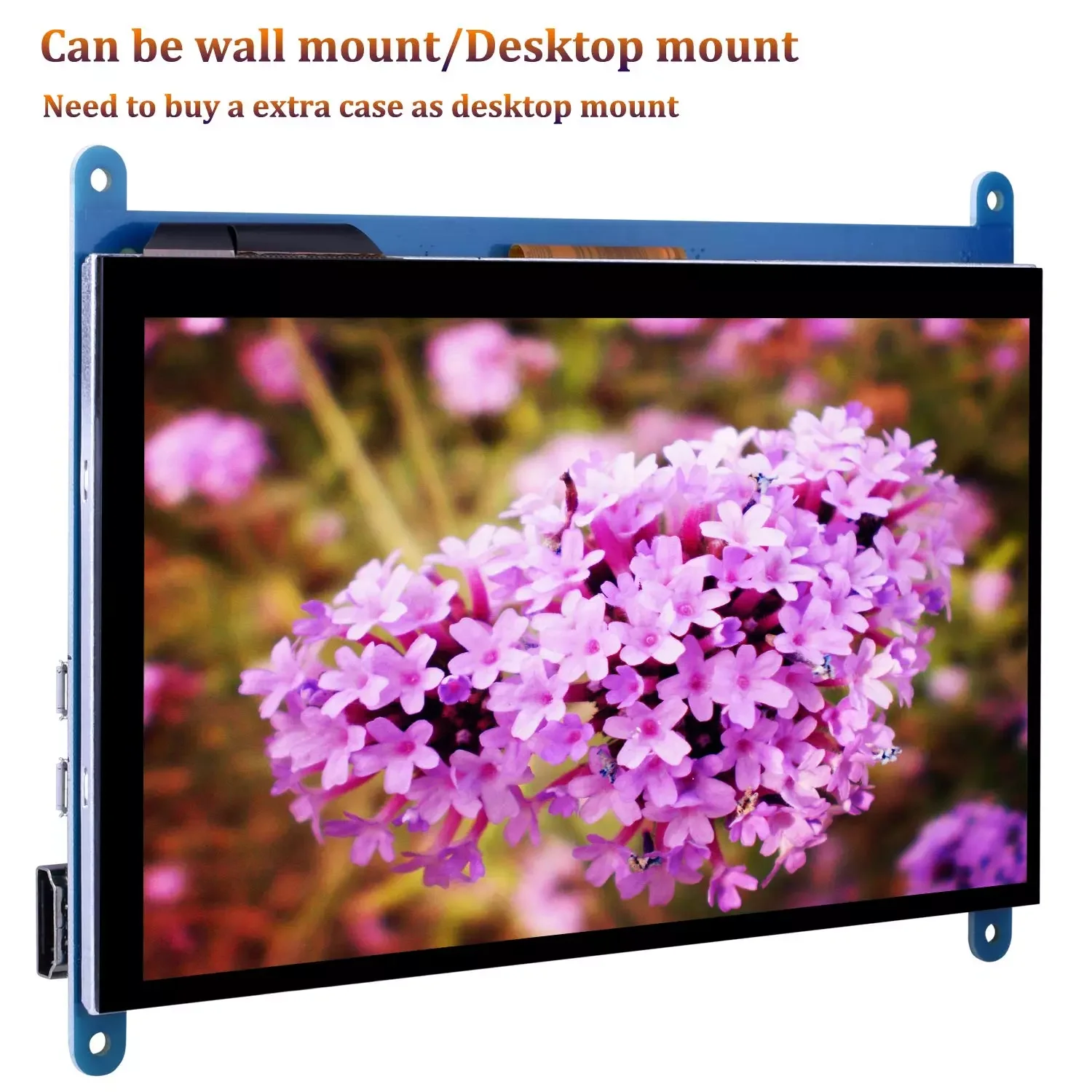 1024x600 Ʈ HD ÷ 7 ġ TFT LCD ġ ũ г ̴ PC HDMI  USB ̹ ,   