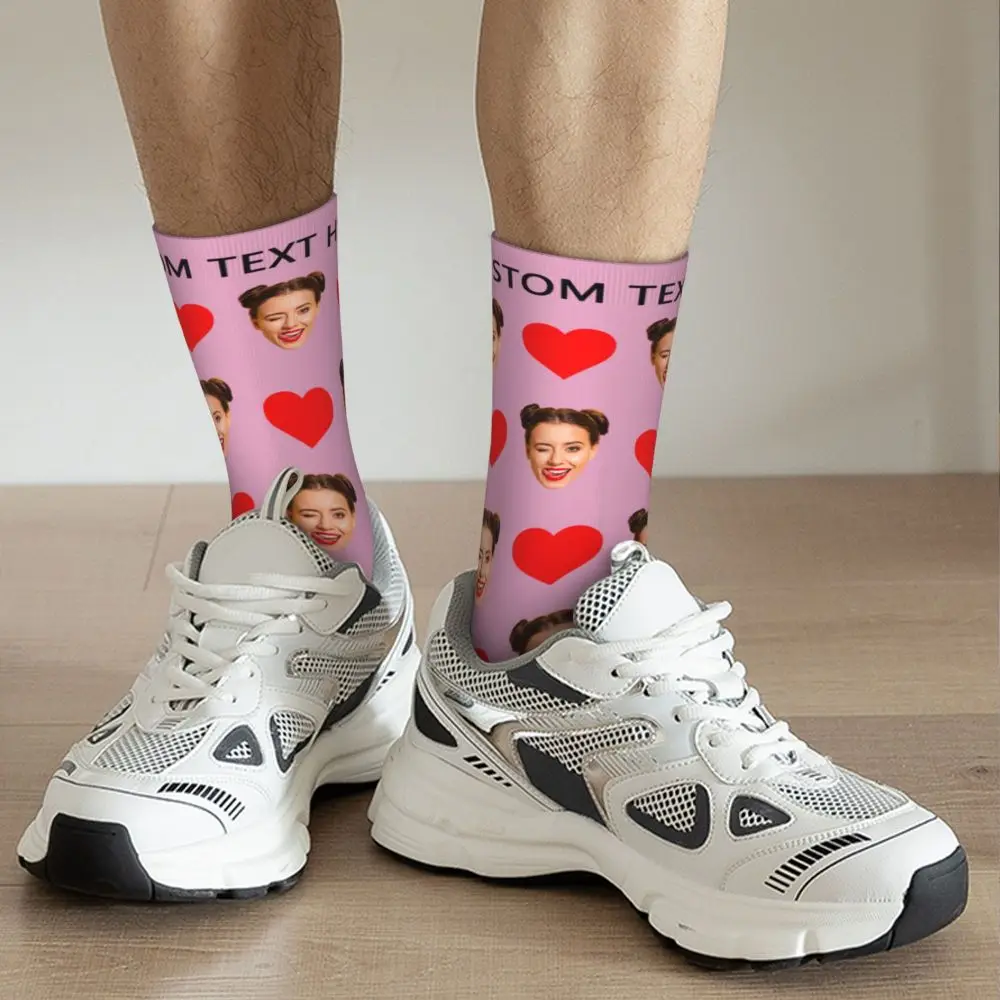 Personal Custom Avatar Printed Socks Cozy Sport Middle Tube Socks Cotton for Unisex Birthday Present 89 S7f379b38a2c94e9ba53633fac95442b0W