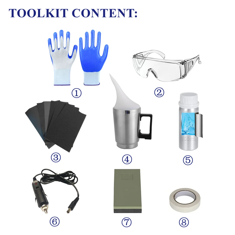 Kit Politura Fari Con Vaporizzatore Auto Professionale - 500 Ml - Foto 8