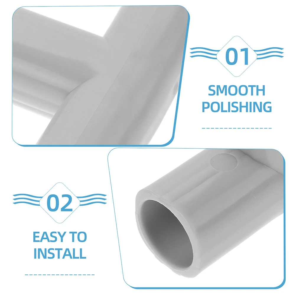 8 Pcs Baby Guardrail Playpen Replacement Parts Gate Fence Thread Pvc Connectors Fittings