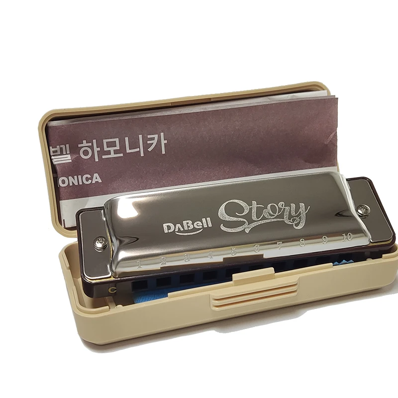 10 Holes Blues Harp Mouth Organ For Korea