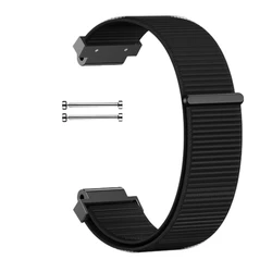 Premium Nylon Sport Strap Belt - Replaceable Watch Band Bracelet for Garmin Forerunner & Approach Series (Black)