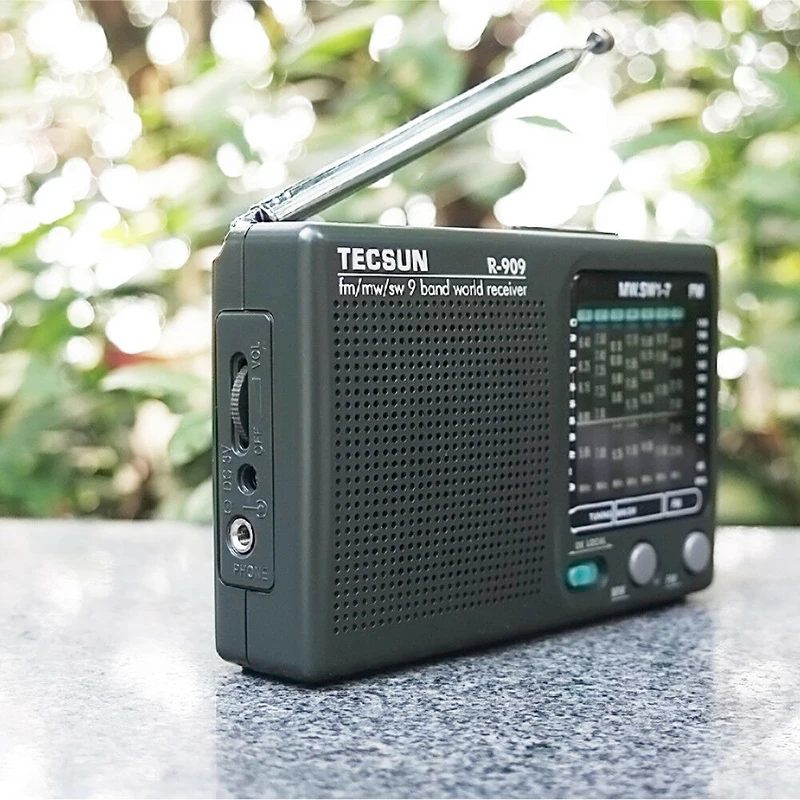 TECSUN R-909 AM FM Portable Radio De Poche Toutes Bandes Radio
