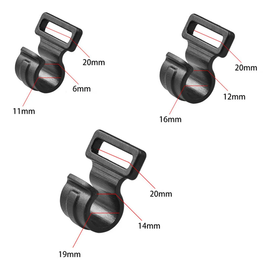 Tent Hooks Camping Caravan Awning Tent Pole Plastic Inner C Clips S/M/L 10pcs tent clips camping tent accessories camping tent fasteners tent hooks plastic clips
