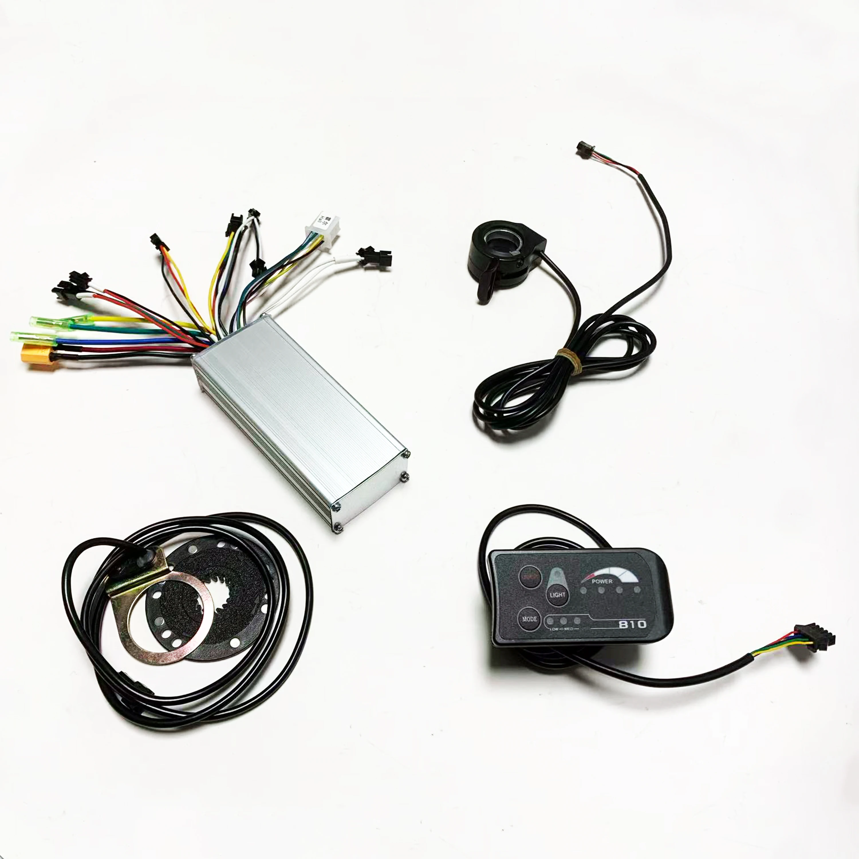 24V 36V 48V 350W 500W Brushless Motor sine wave Controller 25A/30A . S810 LED Di