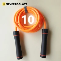 NEVERTOOLATE LEGACY RUSH HEAVY 490 gram 10mm  PVC solid lose weight jump rope fitness HIIT 3 meter adjustable skipping rope 1