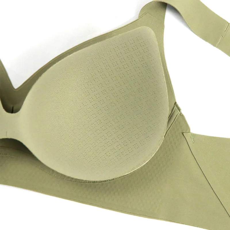 Icool French Luxury Seamless Underwear Ladies Latex Bra Comfortable Sleep Panties Set For Women