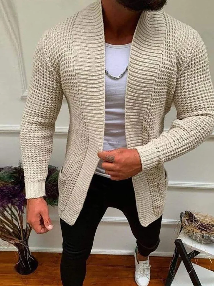 Men's Casual Blazer Jacket - Slim Fit One Button Lapel Coat For Daily Wear
